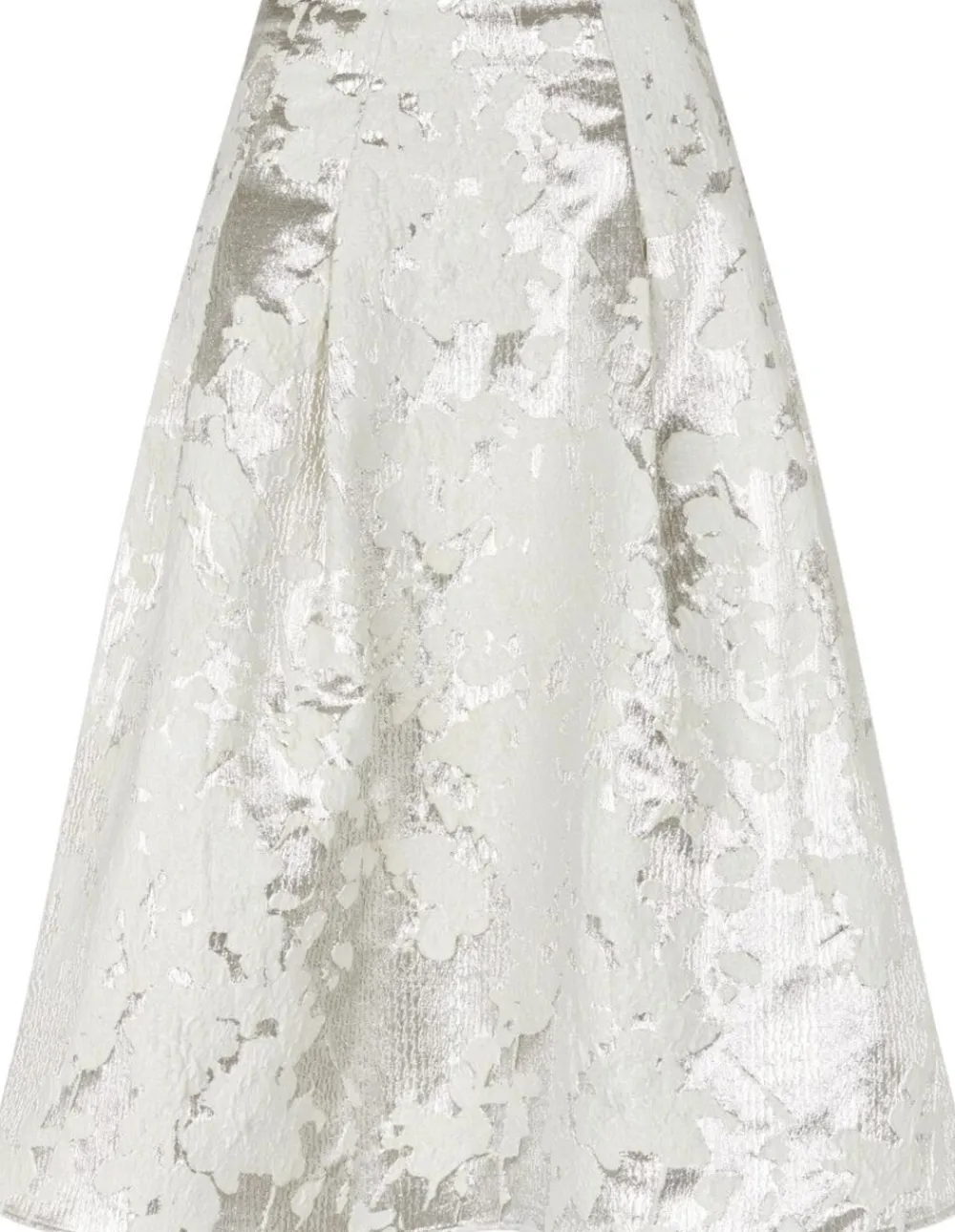 Dame Stine Goya 2461 Metallic Woven jacquard, Voluminous Midi Skirt
