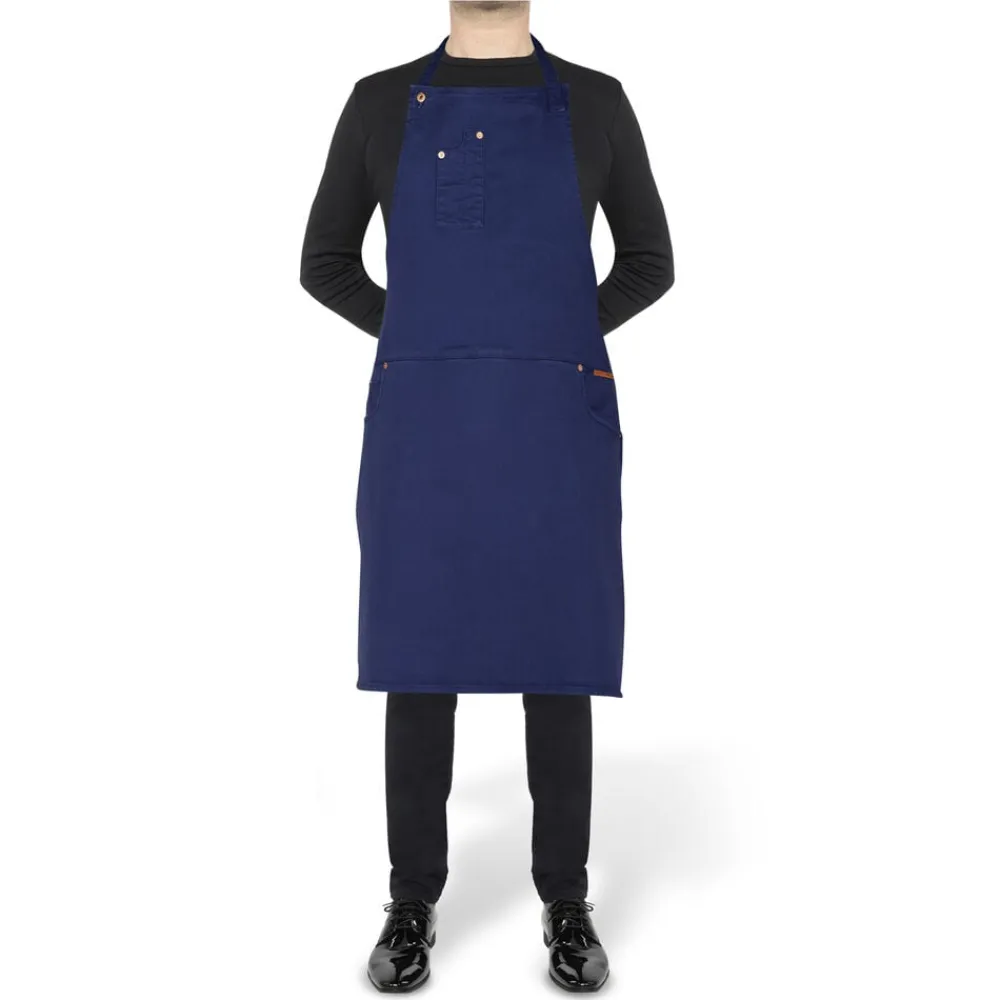 DutchDeluxes 5 Pocket Comfort Fit Apron Dark Blue