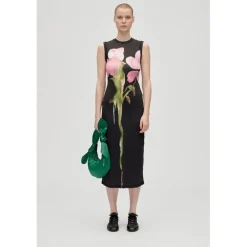 Dame Stine Goya 2244 Stocking Jersey, Elastic Tank Crewneck Dress