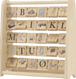 Børn Konges Sløjd ABC WOODEN BLOCK FRAME