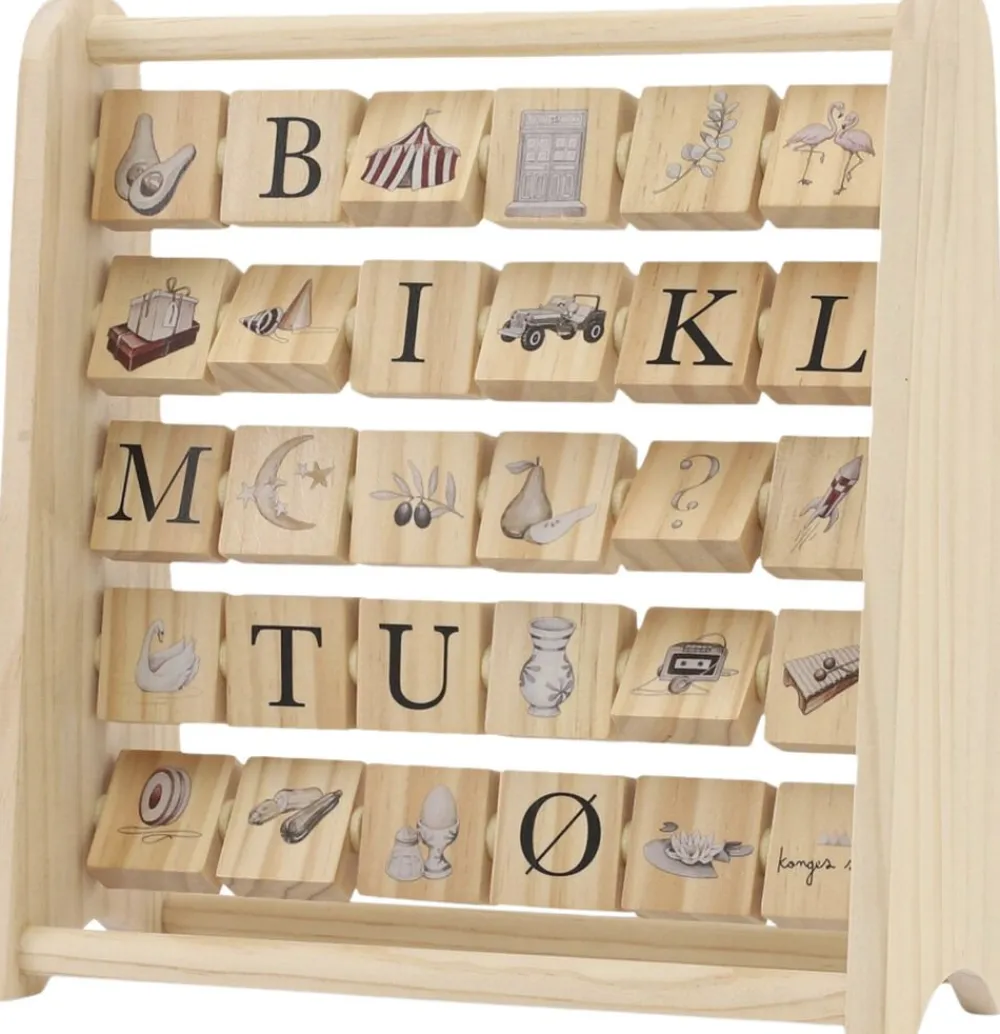 Børn Konges Sløjd ABC WOODEN BLOCK FRAME