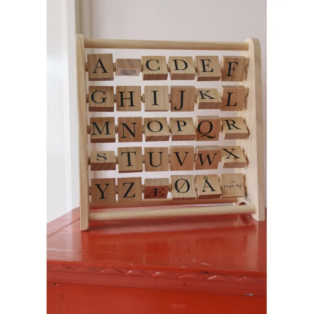 Børn Konges Sløjd ABC WOODEN BLOCK FRAME