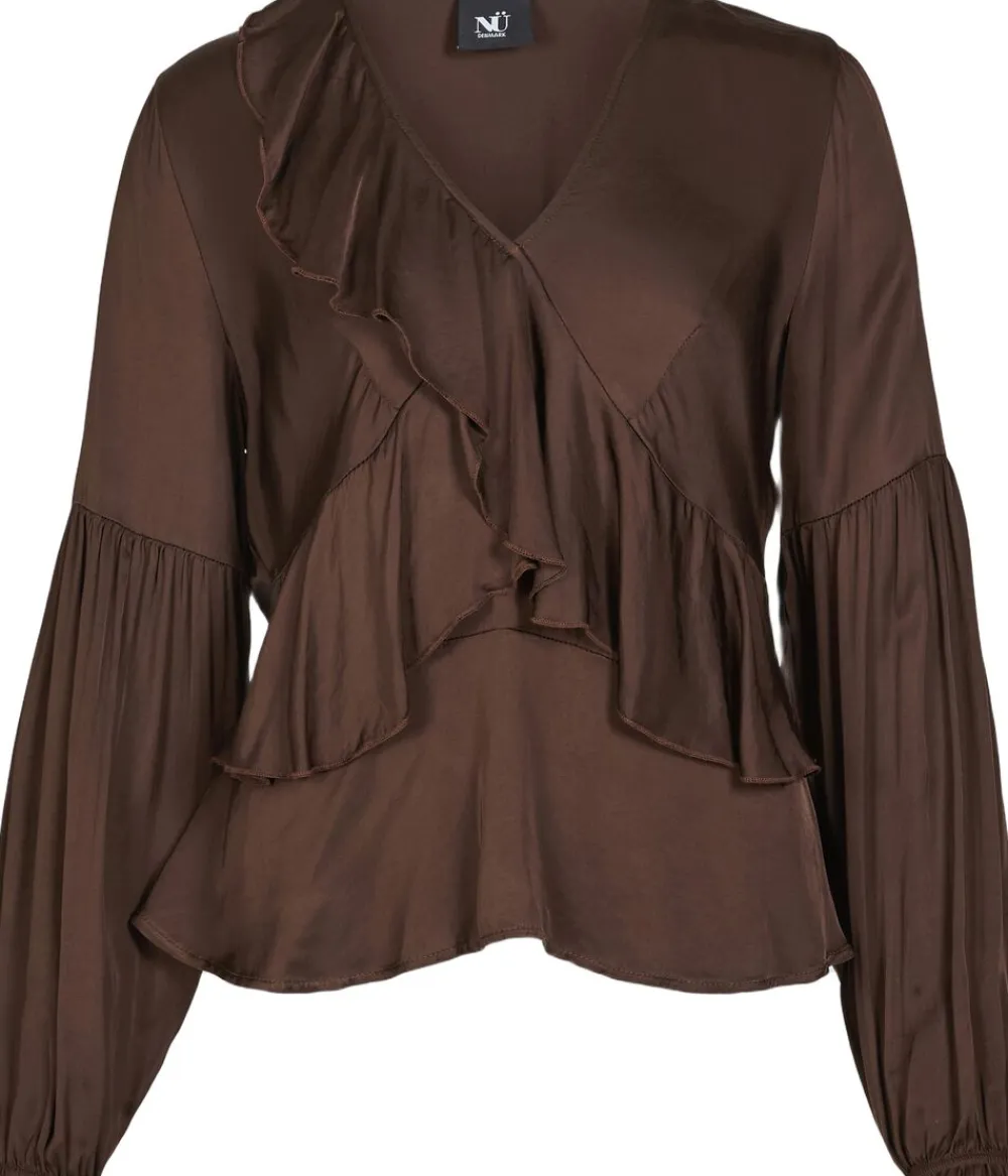 NÜ Denmark Adina Blouse Cappuccino New
