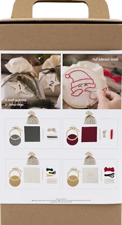Børn Creativ Company Adventskalender Broderi