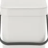 Brabantia Affaldsspand m/låg sort. kon. 6 ltr