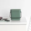 Brabantia Affaldsspand m/låg sort. kon. 3 ltr New