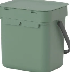 Brabantia Affaldsspand m/låg sort. kon. 3 ltr New