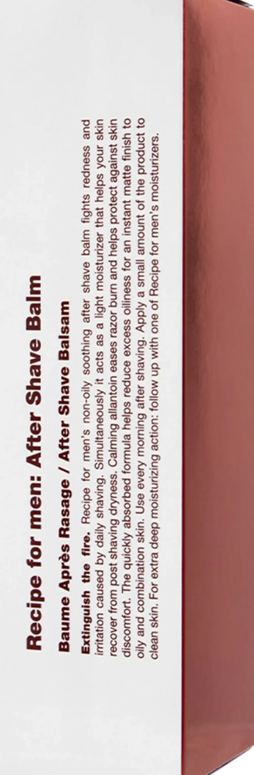 Recipe For Men After Shave Balm 100 ml. Discount