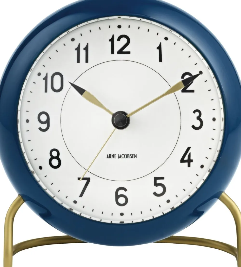 Arne Jacobsen Clocks AJ Station watch Navy Blue Ø11 cm New