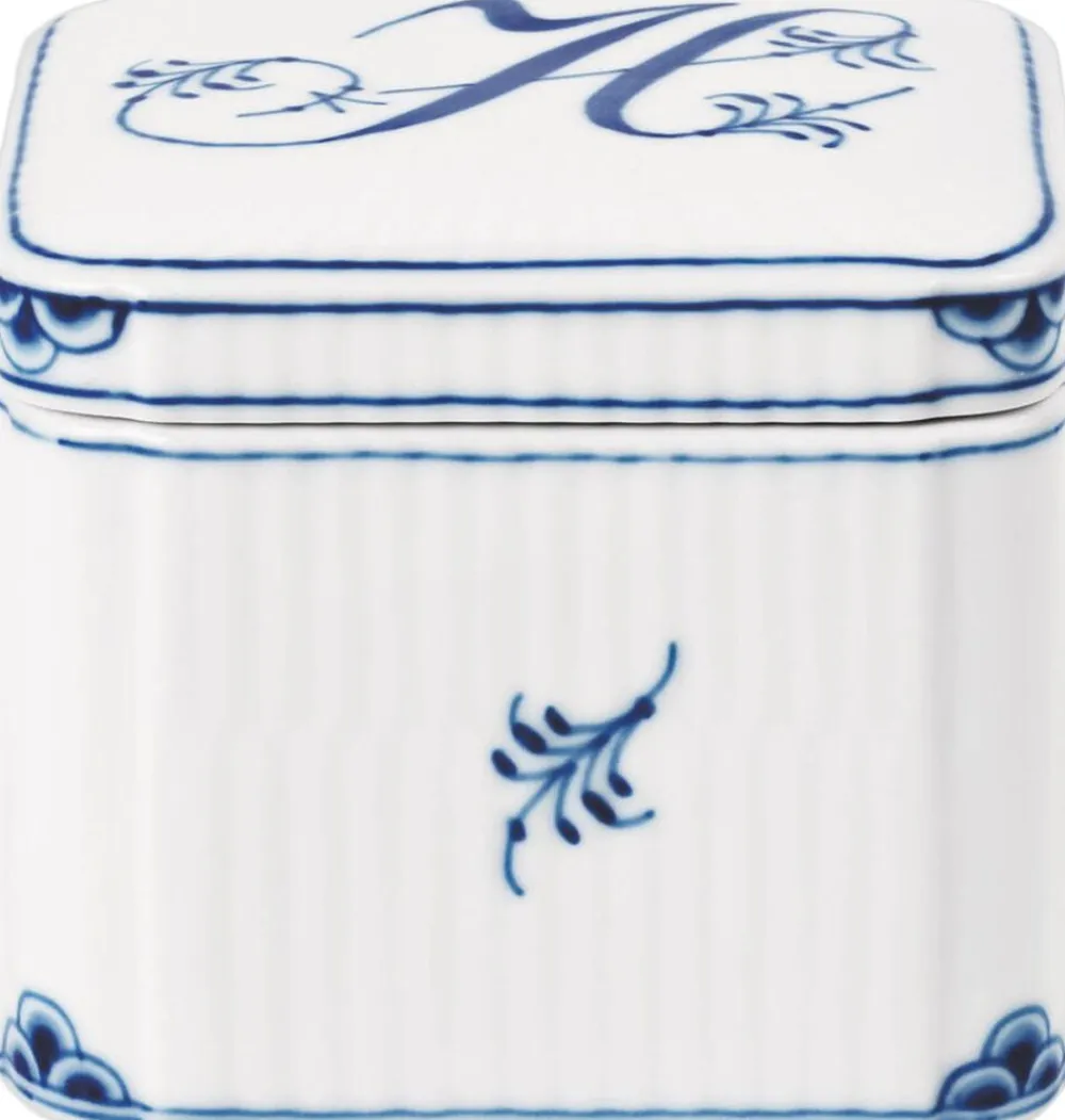 Royal Copenhagen Alfabet bonbonniere, H, 13 cl