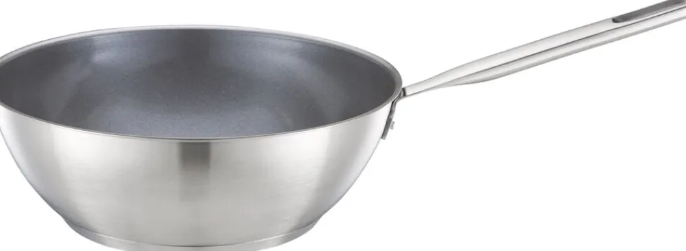 All Steel wok 28 cm u/låg>Fiskars Discount