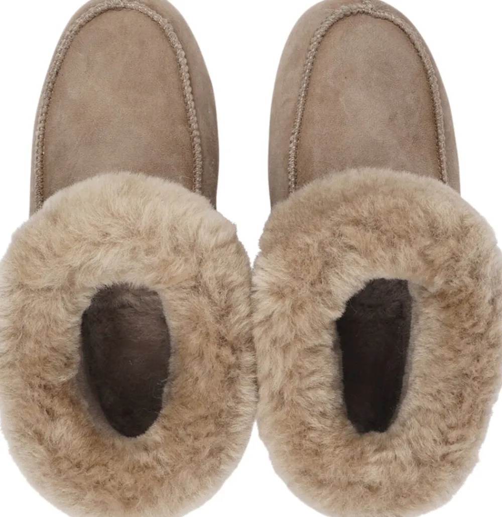 API - DOUBLE FACED SHEARLING HIGH SLIPPERS>Lovelies Hot
