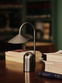Ferm Living Arum Portable Lamp - Stainless Steel