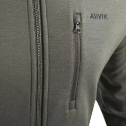 Asivik Adventure Mid uldfleece, herre Grøn Hot