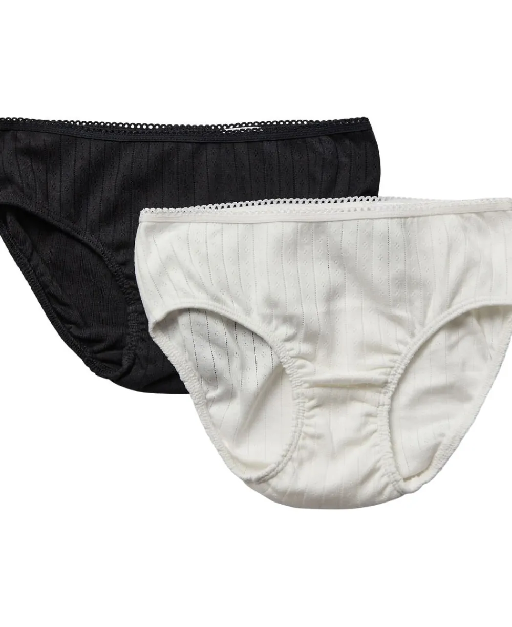 Magasin du Nord Collection Ava briefs 2-Pack - Organic GOTS Star white Sale