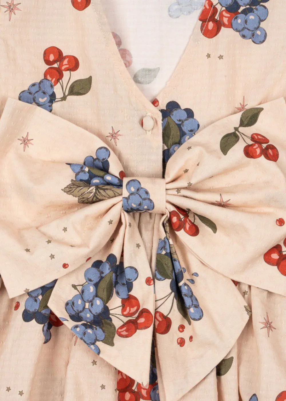 Konges Sløjd AVI LS BOW DRESS GOTS M00141 Sale