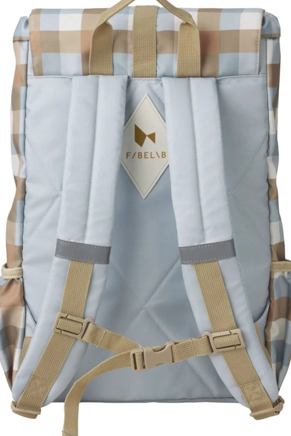 Børn Fabelab Backpack - Large - Cottage Blue Checks