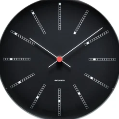 Arne Jacobsen Clocks Bankers Vægur Ø21 sort