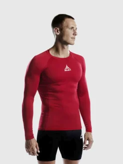Select Baselayer langærmet Rød Sale