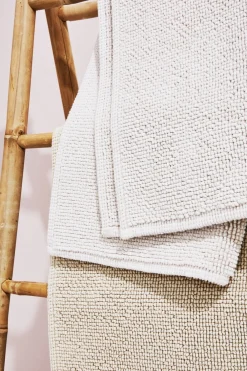 Magasin du Nord Collection Bathmat stonewashed 60x90 white sand GOTS