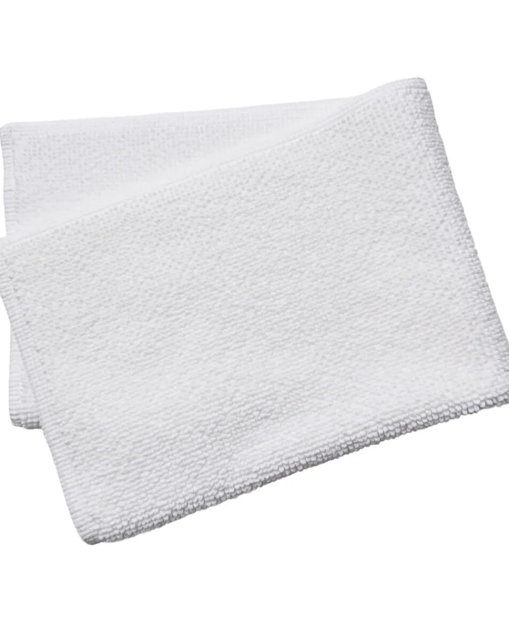 Bathmat stonewashed 60x90 white GOTS>Magasin du Nord Collection Sale