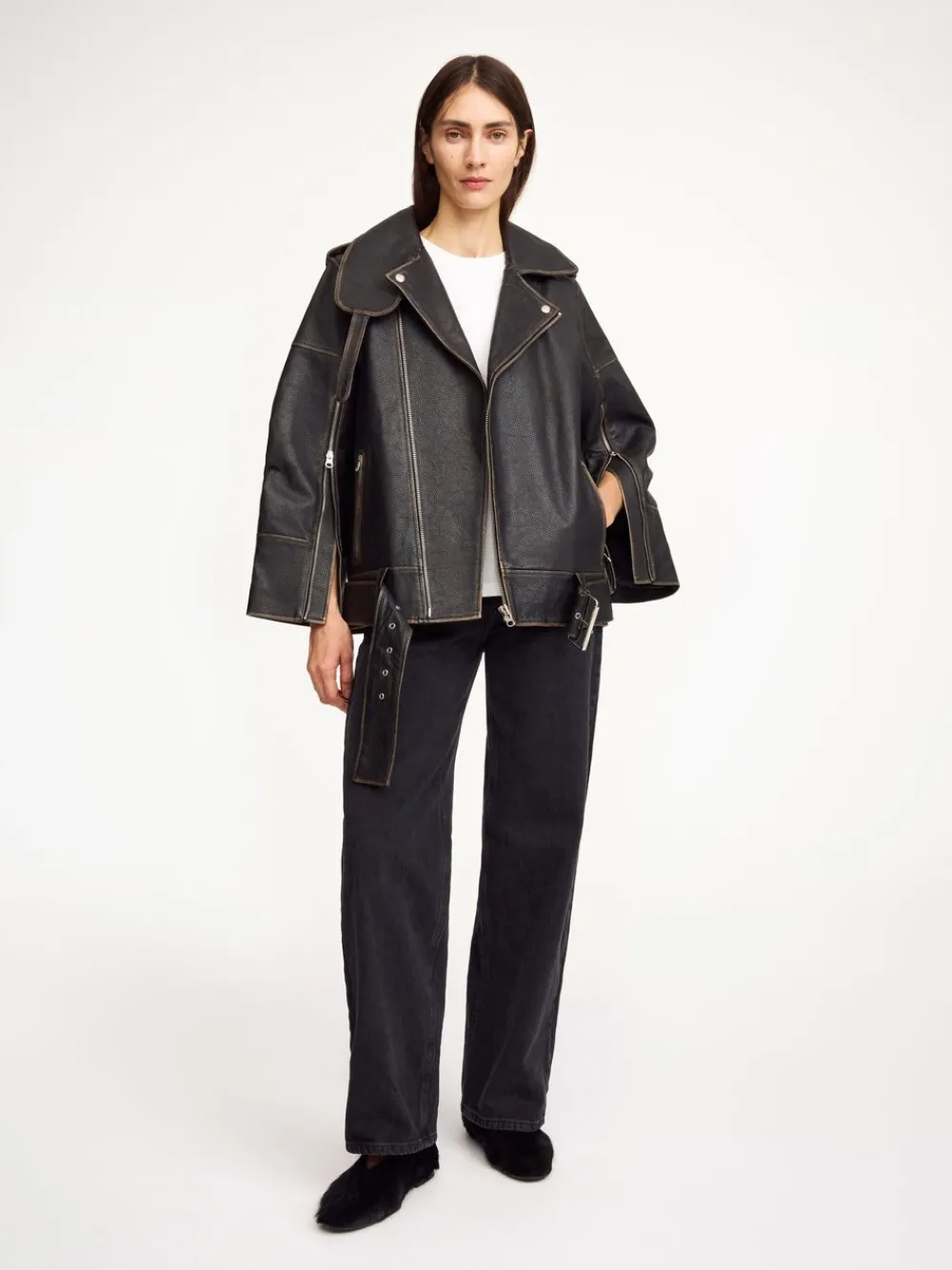 Beatrisse læderjakke>By Malene Birger Discount