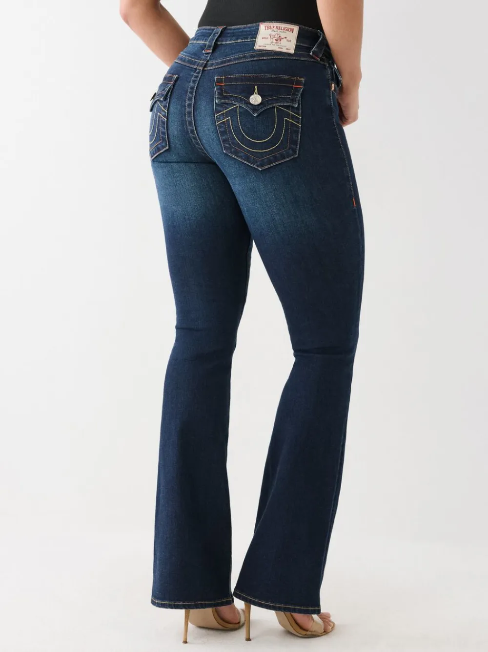 Dame True Religion BECCA MID RISE BOOT CUT FLAP