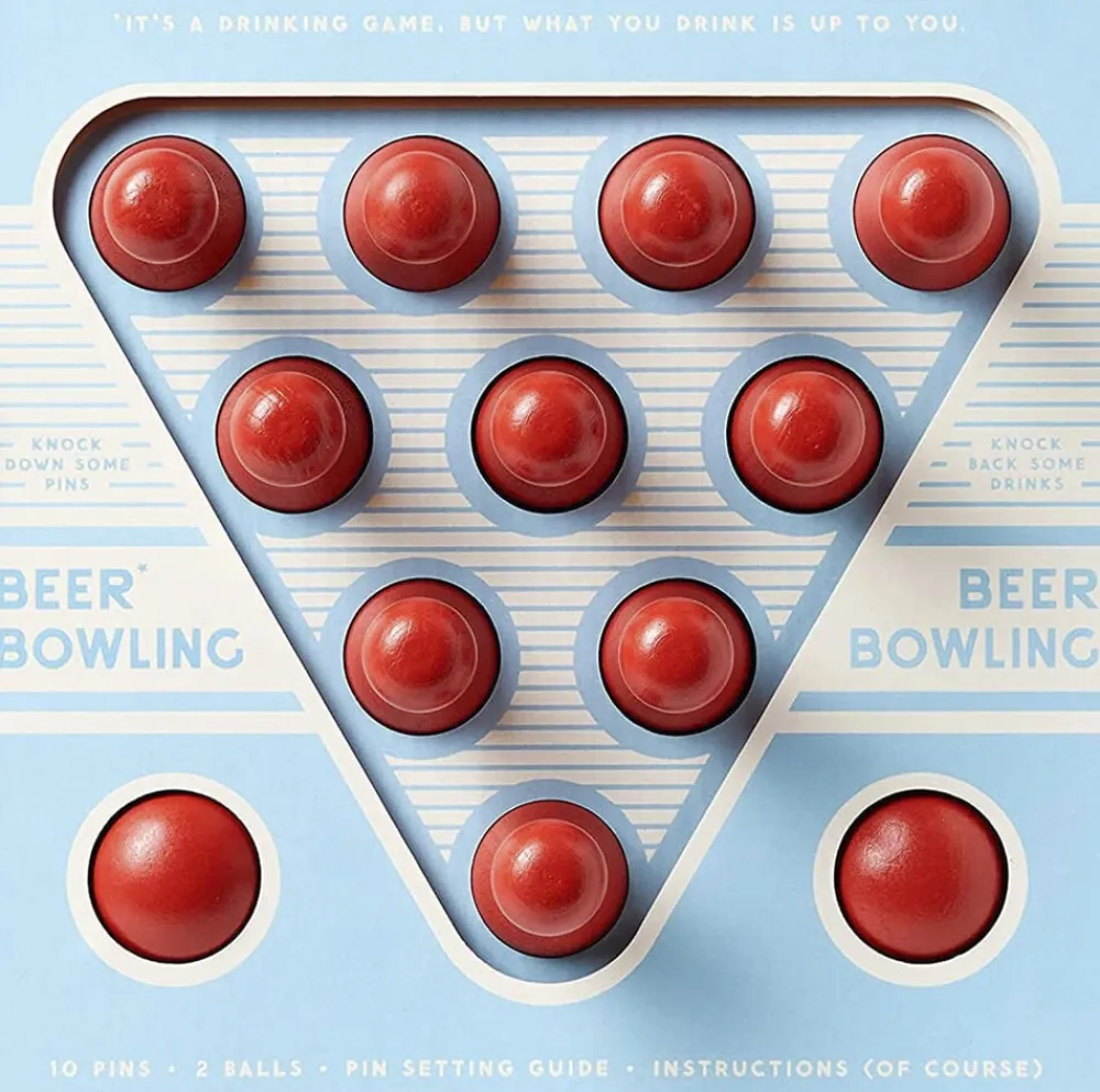 Beer Bowling Drinking Game Set>New Mags Sale