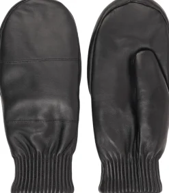 BERGAMO - THICK LEATHER MITTENS W/ FLEECE LINING>Lovelies