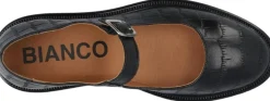 Dame Bianco BIAADDA Mary Jane Croco Embossed Leather