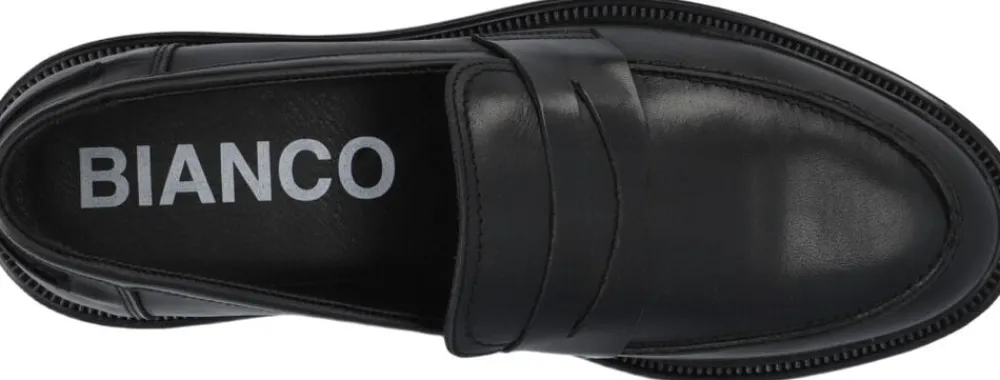 Bianco BIAADDA Penny Loafer Smooth Leather Black Sale