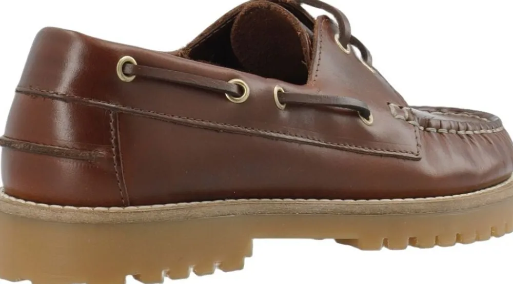 BIACAPRI Boat Shoe Pull Up Leather>Bianco Hot