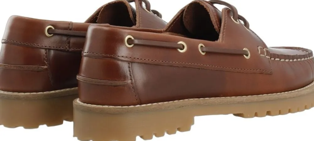 BIACAPRI Boat Shoe Pull Up Leather>Bianco Hot