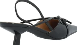 BIAKRISTIN Kitten Heel Bow Slingback Faux Leather><noscript><img width=