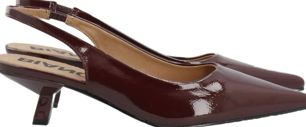 Dame Bianco BIAKRISTIN Kitten Heel Slingback Patent