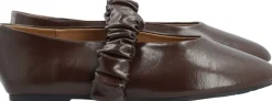 BIALUNA Scrunchie Ballet Flat Faux Leather><noscript><img width=