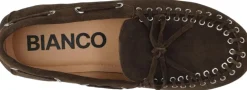 Bianco BIAMARLENE Moccassin Slipper Suede Brown Discount