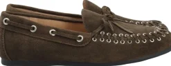 Bianco BIAMARLENE Moccassin Slipper Suede Brown Discount