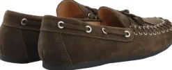 Bianco BIAMARLENE Moccassin Slipper Suede Brown Discount