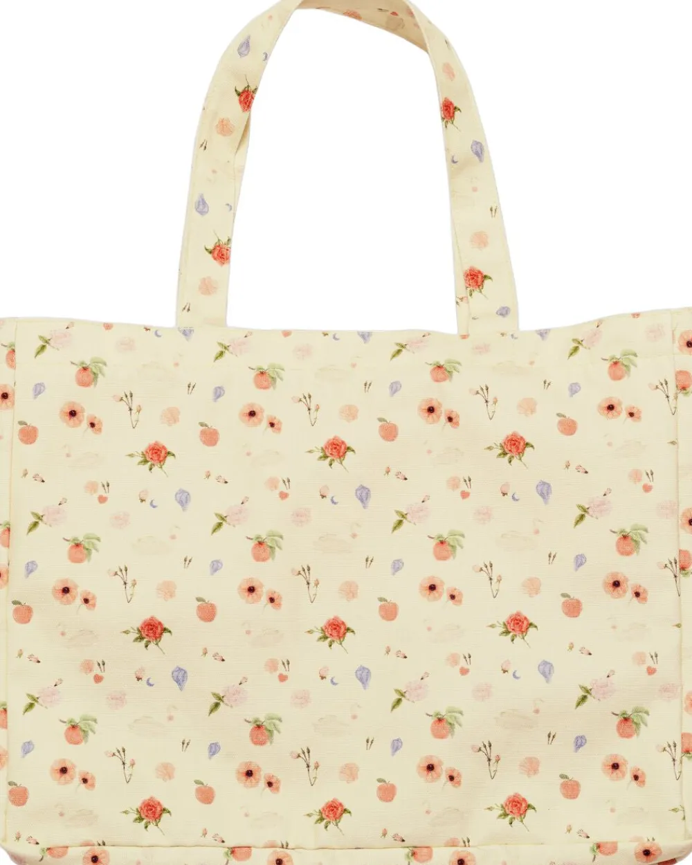 Maanesten Big Canvas Totebag Roses and Shells Multicolor