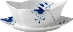 Royal Copenhagen Blå Mega Riflet 55 cl. sovseskål