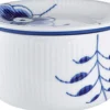 Blå Mega Riflet 7 cm. opbevaringskrukke>Royal Copenhagen Sale
