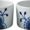 Royal Copenhagen Blå Mega Riflet 5 cm. souffle skåle 2 stk.