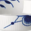 Royal Copenhagen BLÅ MEGA RIFLET FAD, 12,5 CM