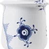 Blå Mega Riflet vinkøler, 21,5 cm.>Royal Copenhagen Discount