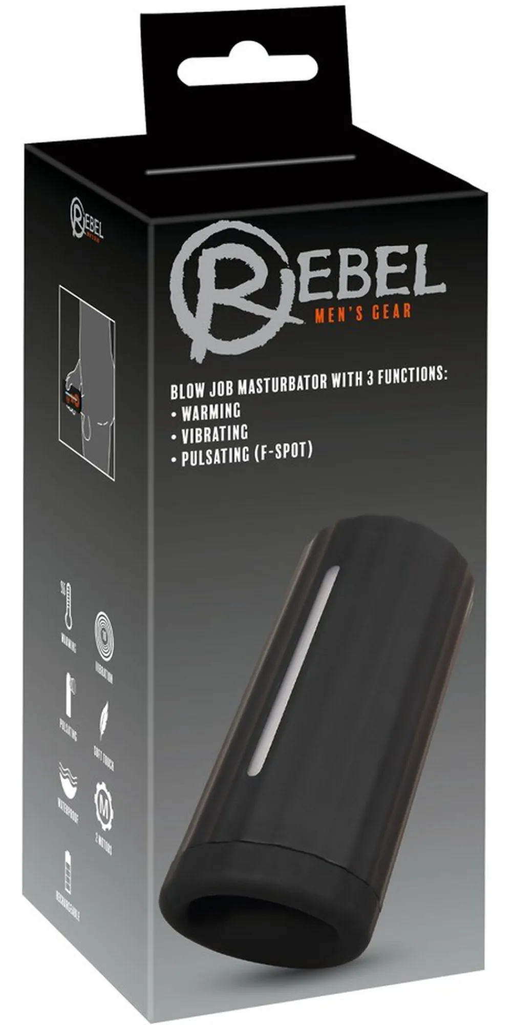 Blow Job Masturbator with 3 functions>Rebel Sale