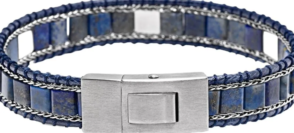 Lapis Stud Bracelet>Nialaya New