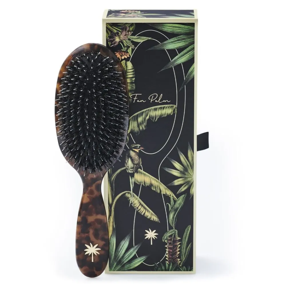 Fan Palm Boar- & Nylon Brush turtle medium Clearance