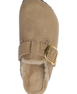 Birkenstock Boston BB Shearling LEOI Tabacco Br LAF Tabacco brown New