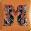Bowl 12cm sq. flat, Holiday Alphabet M,>Versace Discount